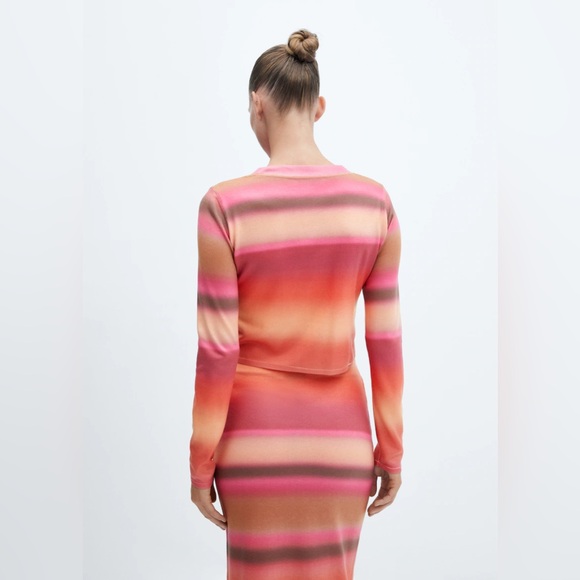 Mango Gradient Print Sweater - New With Tags - Picture 8 of 10